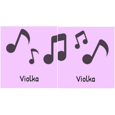 *Hudba* Samolepky na boty