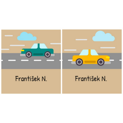 *Auta* Samolepky na boty