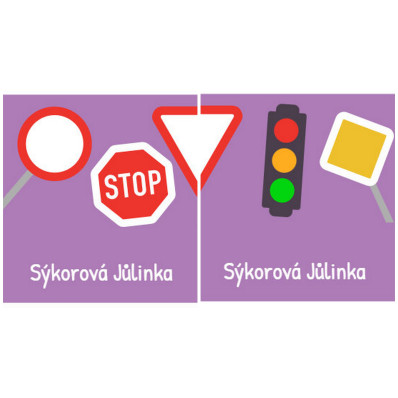 *Dopravní značky* Samolepky na boty