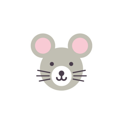 Myška_ Samolepky na oblečení, nažehlovačky nejen pro děti