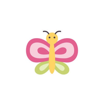 *Motýlek* Každodenní samolepky