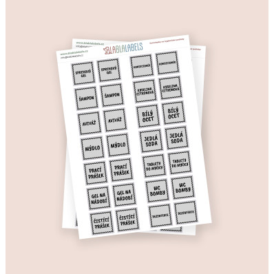 Samolepky na suroviny