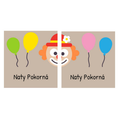 *Klaun* Samolepky na boty