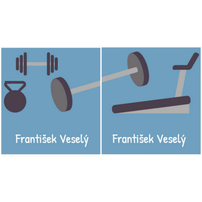 *Posilovna* Samolepky na boty