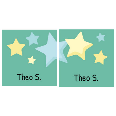 Hvězdičky_ Samolepky na oblečení, nažehlovačky nejen pro děti