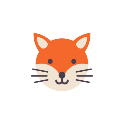 Liška_ Samolepky na oblečení, nažehlovačky nejen pro děti