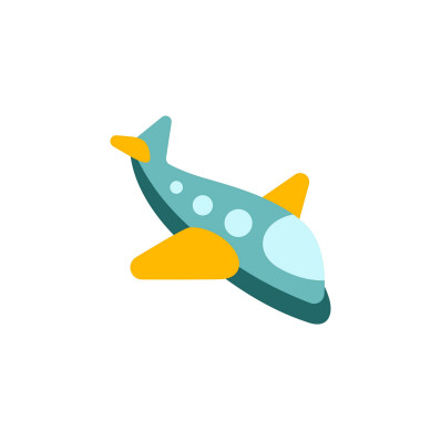 *Letadlo* Štítky na oblečení