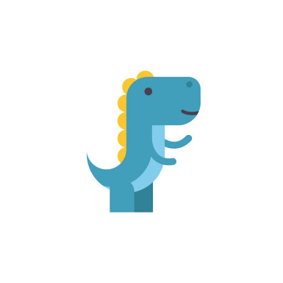 *Dinosaurus* Štítky na oblečení