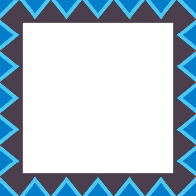 *Hranaté rámečky* Bílý střed_ Každodenní samolepky