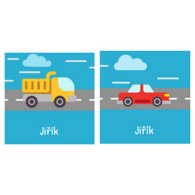 *Náklaďák* Samolepky na boty