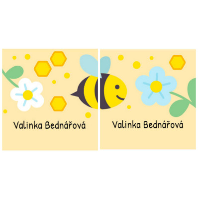 Včelka- Samolepky na boty