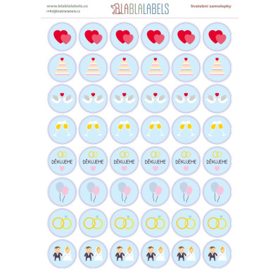 Samolepky na suroviny