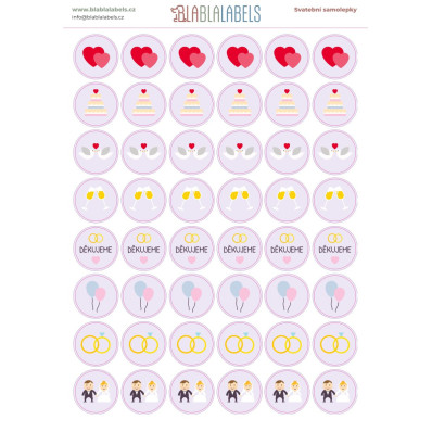 Samolepky na suroviny