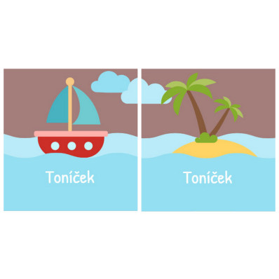 *Loď* Samolepky na boty