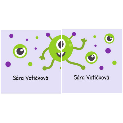 *Příšerka* Samolepky na boty