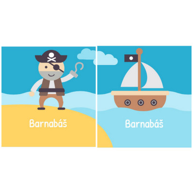 *Pirát* Samolepky na boty